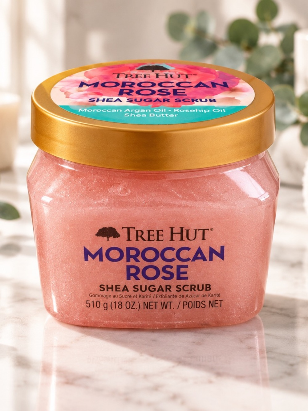 Tree Hut Moroccan Rose Shea Sugar Scrub - Pink